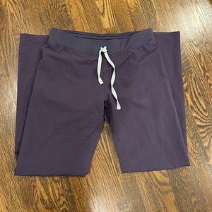 Figs Livingston Medium Tall Scrub Pant Purple